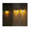 thumbnail image 2 of Lámpara de pared con energía solar, diseño moderno, impermeable, 2 of 4