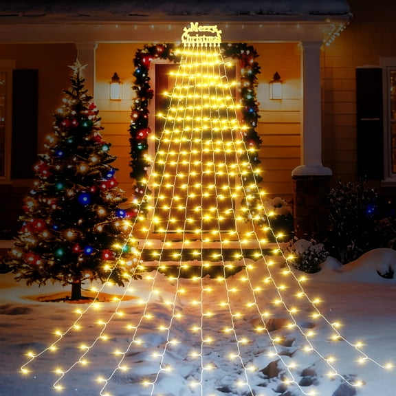 DAYBETTER Christmas Lights, Waterproof Christmas String Lights, 8 Lighting Modes, for Home, Garden, Party, Xmas Decor