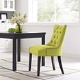 thumbnail image 5 of Home Square 2 Piece Upholstered Fabric Dining Side Chair Set in Wheatgrass Green, 5 of 5