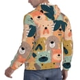 thumbnail image 3 of Bingfone Colorful Dogs Men'S Drawstring Hoodie Long Sleeve Pocket Sweatshirts-Medium, 3 of 9