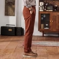 thumbnail image 4 of GINGTTO Men's Stretch Dress Pants Shiny Striped Slim Fit Pinstripe Chino Pants, 4 of 7