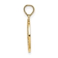 thumbnail image 2 of 14K Yellow Gold Solid Communion Chalice Cup on Round Disc Pendant, 2 of 4