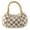 Brown Handbag, variant on Haute Diggity Dog Checker Chewy Vuiton Bone, Plush Dog Toy with Squeaker, Machine-Washable, for All Breeds, Size Extra Large