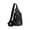 Black, variant on Fanshiluo Chest Bag Men's New Fashion Messenger Bag Lightweight Outdoor Sports Leisure Couple Shoulder Bag