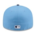 thumbnail image 4 of Men's New Era  Light Blue/Navy Tampa Bay Rays 2026 Spring Training Low Profile 59FIFTY Fitted Hat, 4 of 5