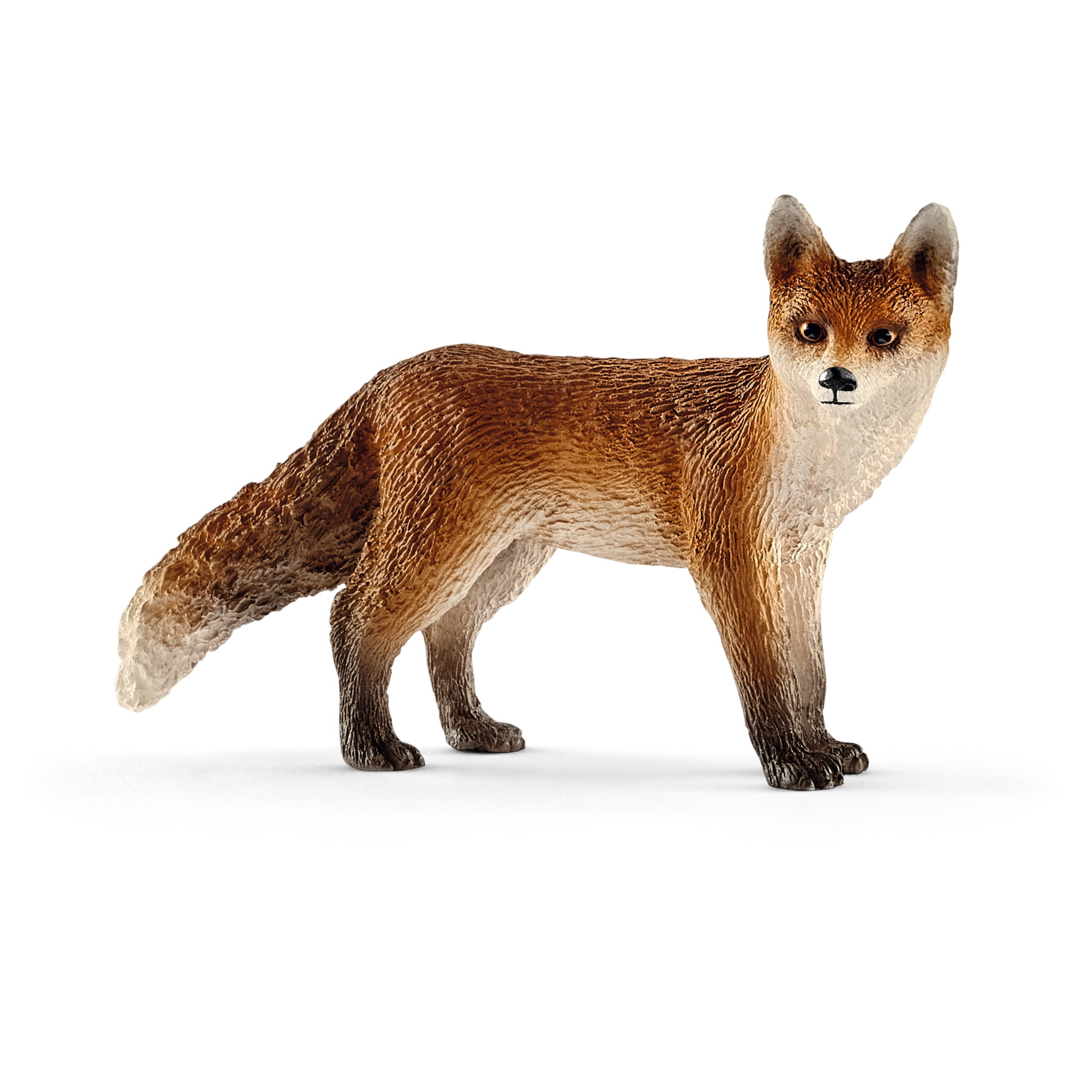 Schleich Wild Life 5 PC North American Animal Toy Bundle with Moose, Grizzly Bear, Alligator, Fox, and Wolf