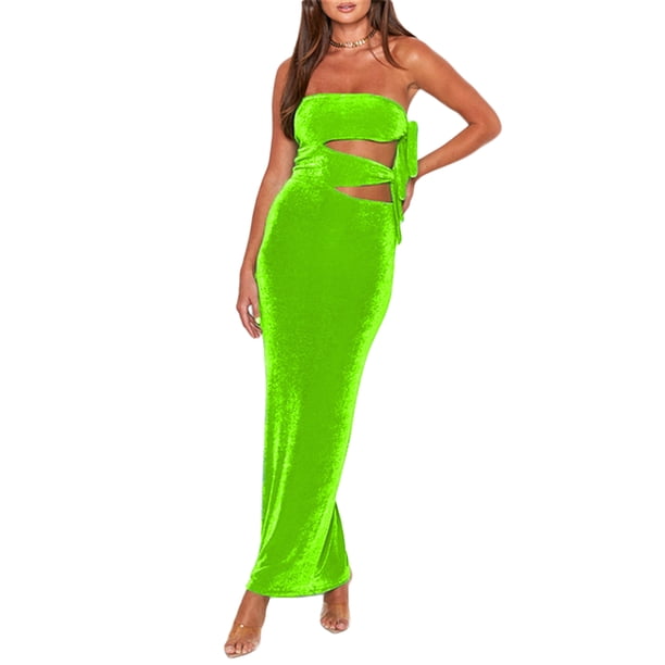 Txlixc Esmoquin de cóctel de damas, corsé de hombro hueco de color sólido, corsé de damas Txlixc moda
