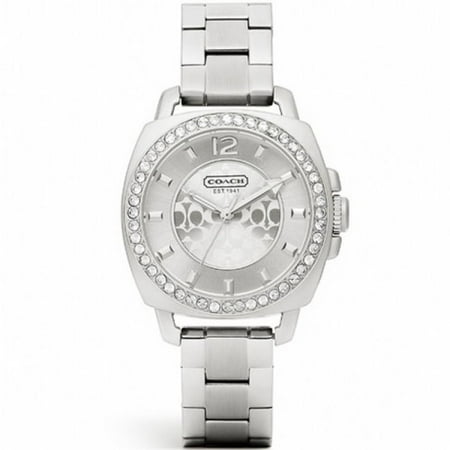 Boyfriend' Crystal Bezel Bracelet Watch, 35mm