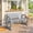 Charcoal Grey, variant on Outsunny Wooden Wagon Wheel Bench Rustic Outdoor Patio Furniture, 2-Person Seat Bench with Backrest Carbonized