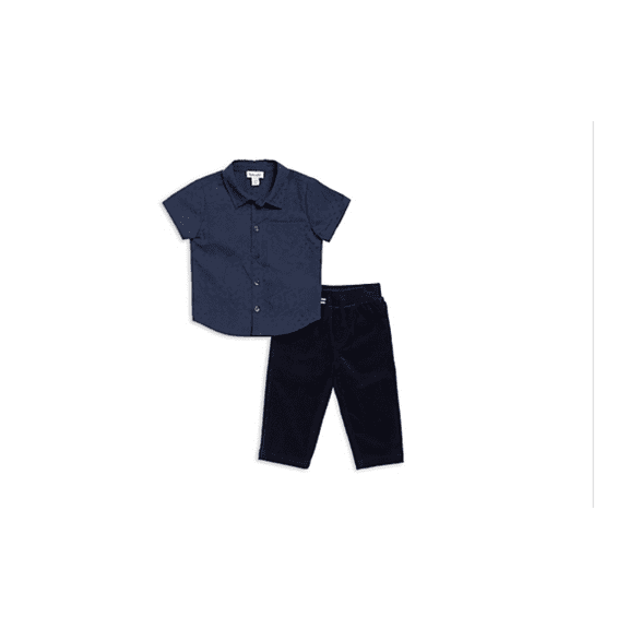 Splendid Boys' Bandana Print Button Down Shirt & Pants Set - Baby