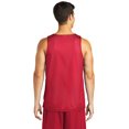 thumbnail image 2 of Classic Men Mesh Reversible Tank Color True Red Size X-Large, 2 of 8