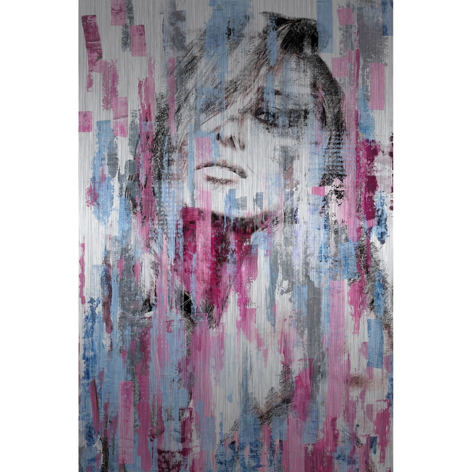 Marmont Hill "Hello Beauty II" Painting Print on Brushed Aluminum