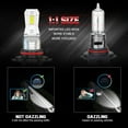 thumbnail image 4 of For Toyota Tundra 2007-2009 2010 2011 2012 2013 LED 9005+H11 Headlight 9145 Fog Light Bulbs Kit White 6x, 4 of 12