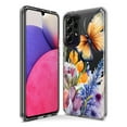 thumbnail image 3 of MUNDAZE Samsung Galaxy A31 Shockproof Clear Hybrid Protective Phone Case Summer Flowers Butterfly Purple Lilac Floral Cover, 3 of 5