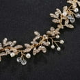 thumbnail image 3 of Diadema de mujer Qarigey cinta de cristal tocado de novia plata AP015481-02, 3 of 6