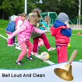 thumbnail image 4 of Mistayd Hand Bell - Hand Call Bell with Brass Solid Wood Handle.Very Loud Handbell，4.33 Inch Large Hand Bell ，Hand Bells for Kids and Adults. Used for Weddings. School Classroom，Service and Game, 4 of 5