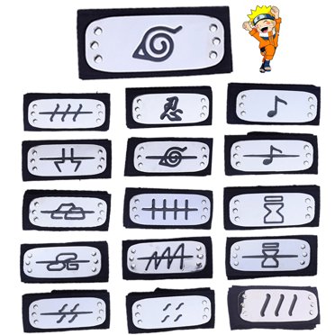 Naruto Shippuden Leaf Village Headband (Black) - Walmart.com