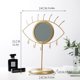 thumbnail image 4 of Soporte de joyería Soporte de aleación en forma de ojo con mesa de espejo de vanidad Estante de almacenamiento de joyas Suministros de maquillaje Inevent HA004074-00B, 4 of 7