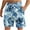 Navy, variant on zfhfof Men's Tie Dye Beach Shorts Elastic Waist Drawstring Lightweight Summer Casual Hawaiian Vacation Shorts with Pocket