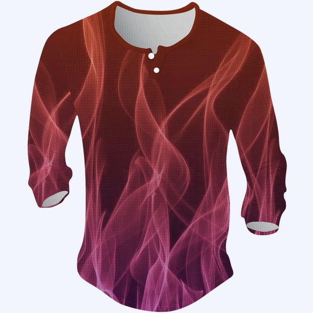 zanvin Mens Shirts Golf Shirts Men Casual Shirts Athletic Outdoor Tops,Red,S