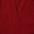 thumbnail image 6 of ASFGIMUJ 2023 New Style Knitted Pullover Top For Women Loose V Neck Casual Versatile Knitted Shirt For Women Red S, 6 of 7