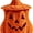 Orange, variant on Guvpev Halloween Pumpkin Lantern Decor, 12" Handwoven Wicker Jack-O’-Lantern with LED Candle, Lighted Woven Seagrass Pumpkin Basket for Porch, Tabletop, Fireplace, Indoor Outdoor Festive Parties