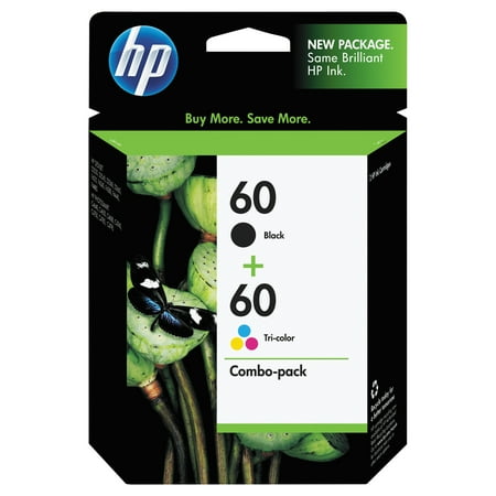 UPC: 0889894153623 | HP 60 Tri-Color/Black High Yield Original Ink Cartridge  2-Pack (N9H63FN)