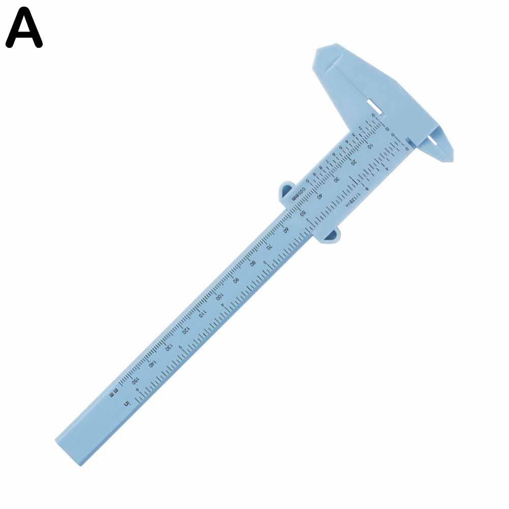 6 Mini étriers Vernier En Plastique - 80 Mm, Multicolores - Pour Bricolage, Mesure Précise - Accessoire Pratique