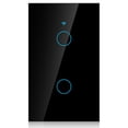 thumbnail image 1 of Smart Home Control Panel, Highly Sensitive WiFi Touch Screen Switch Waterproof Home Automation Intelligent Home Control Panel Single Circle for Alexa  2-Way AC 90-250V, 1 of 7