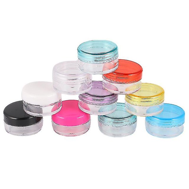 Taian 22pcs 5g Envases de plástico para cremas Botes de almacenamiento de cosméticos vacíos (color surtido) ShuxiuWang 8390614726345
