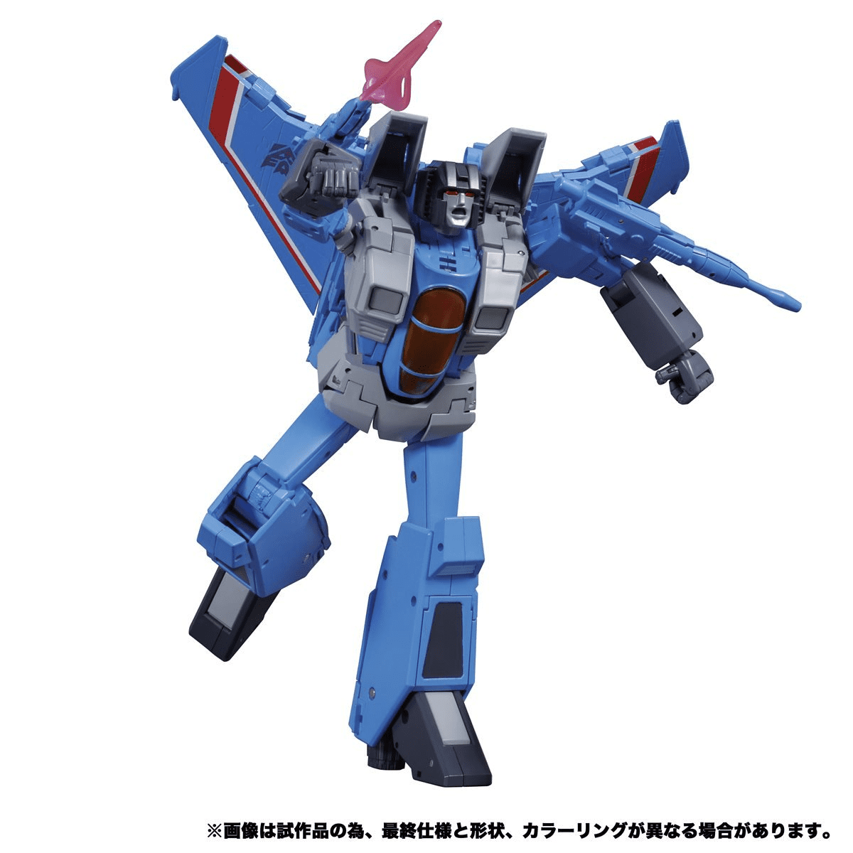 Transformers Masterpiece Collectible Teen Thundercracker Action Figures, Plastic Blue, 12" x 12"