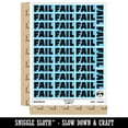 thumbnail image 2 of Fail Bold Text Test Inspection Sticker Set - Light Blue - Matte Finish - 1.5" Small, 2 of 7