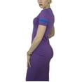 thumbnail image 4 of Haiying Snider Designer Knitwear Classic Short Sleeve Maxi Dress (Women's), 4 of 5