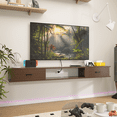 thumbnail image 5 of FloatiCasa 94-inch Floating TV Stand Wall-Mounted Console for TVs up to 100" Modern Entertainment Center with 2 Doors Floating Media Console, 5 of 13