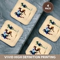 thumbnail image 6 of 3dRose, Dance In The Dust Storm Kokopelli Art, Set of 4 Coasters - Soft, 6 of 7