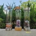 thumbnail image 2 of Crystal Water Bottles 19oz Large Crystal Elixir Infused Water Bottle with Changeable Crystals | Gem Water Bottle, 2 of 9