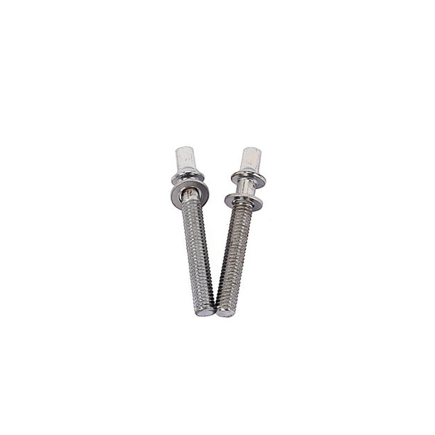 2 uds tornillos de juego de tambor piezas de marco profesional accesorios de sujeción tambores roscados tornillo de montaje componente de Accesorios para instrumentos musicales Como se muestra 50 mm Eigraketly OD026310-03