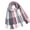 Pink, variant on Prolriy Scarf for Women Imitation Plaid Scarf Thick Warmth Tassel Color Matching Female Shawl Womens Scarf Army Green