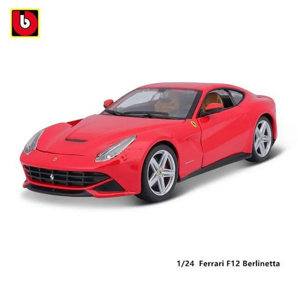 Bburago-vehculo de lujo de Aleacin de Ferrari Purosangue escala 1 24 coches fundidos a Presin Coleccin de juguetes regalo