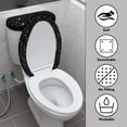 thumbnail image 3 of ZIATUBLE Galaxy Sun Toilet Lid Tank Lid Dust Cover Moon Toilet Seat Lid Cover Pack of 2 with Elastic Edges Toilet Top Cover Tank Lid Round Toilet Seat and Tank Lid Cover Set, 3 of 7