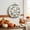 White, Green, Gray, variant on Welcome Sign for Front Door, Eucalyptus Star Fall Round Metal Wall Art Wreaths, Pumpkins Thanksgiving Grey Checked Outdoor Indoor Wall Hanging Sign for Porch Decor Housewarming Gifts 5.9 Inch