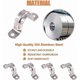 thumbnail image 3 of 35mm/1.38" 16pcs Pipe Strap Clamp 304 Stainless Steel Pipe Clips, 3 of 5