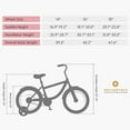 thumbnail image 6 of Kids Bike for Ages 3-10 Years Old Boys Girls, 14/16/18 Inch Kid's Bikes with Training Wheels, Basket, Dual Brake, Children Bicycle for Kids and Toddler Beginners, Pink/Red, 6 of 9