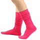 thumbnail image 2 of Calcetines cálidos de color liso para mujer de los años 80 a 90, calcetines de punto apretado y muy largos., 2 of 4