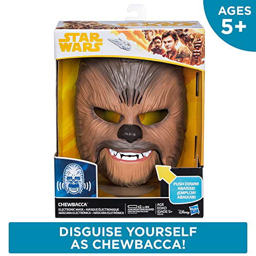 Star Movie Roaring Chewbacca Wookiee Sounds Funny GRAAAAWR Sound Effects, Ages 5 and up, Brown - Walmart.com