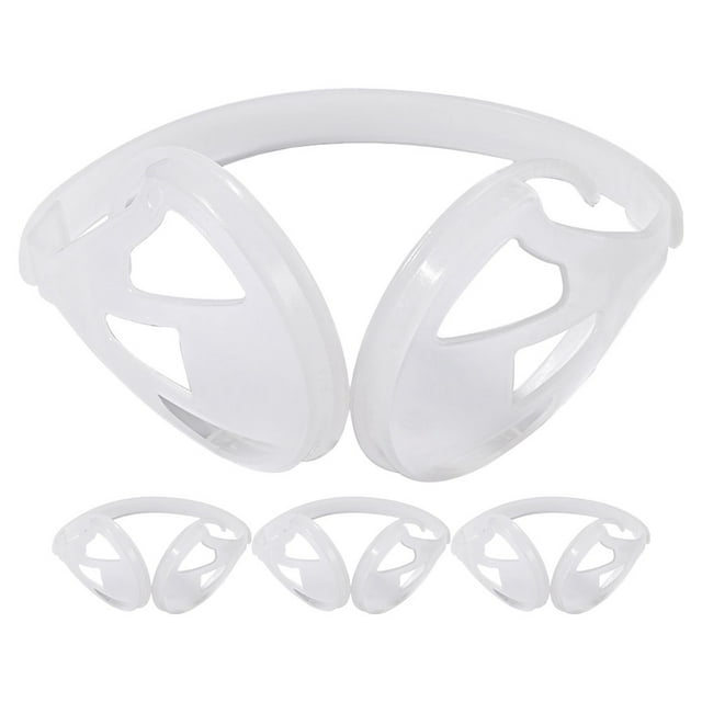 Miangastore 4 pcs Earmuff Making Frame Holder Plastic Earmuff Frame Holder DIY Earmuff Frame Rack