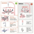thumbnail image 6 of Blublu Park Baby Crib Musical Mobile, Woodland Rotating Toys 3 Modes 12 Lullabies Nursery Decor, Pink, 6 of 8