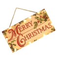 thumbnail image 2 of Letrero luminoso de madera Feliz Navidad XCF Adorno colgante, 2 of 2
