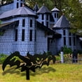 thumbnail image 4 of Halloween Metal Black Bat Decor Halloween Yard Lawn Stakes Garden Scare Bats Silhouette Statues Stakes for Home Yard Outdoor Decorations, 4 of 4