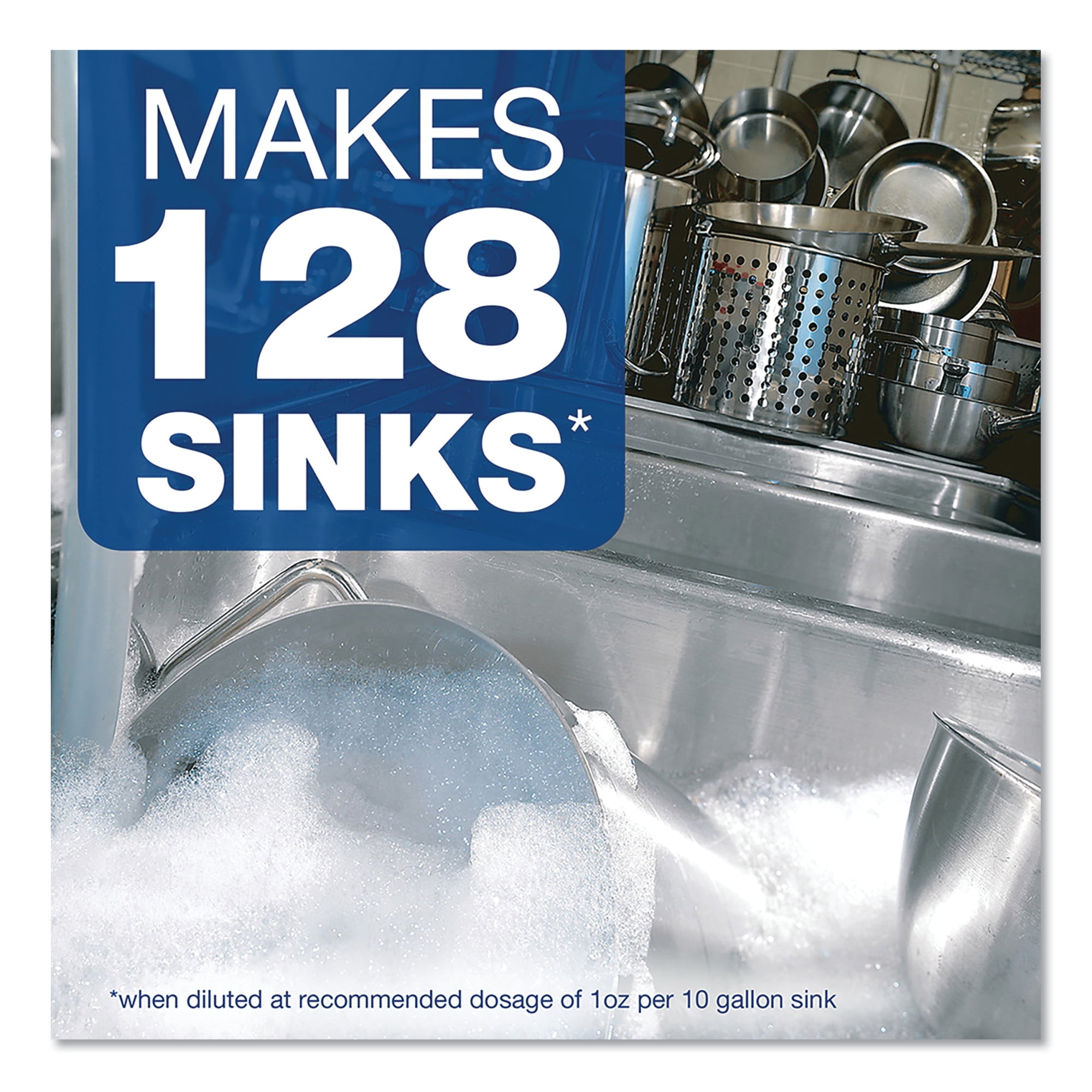 Dawn Professional Manual Pot/Pan Dish Detergent, Lemon, 4/Carton